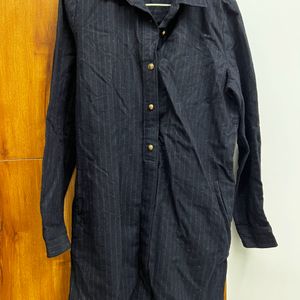 Navy Blue Buttoned Shirt