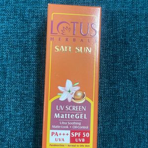 Lotus Herbals Mattegel Sunscreen