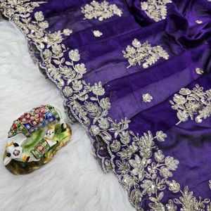 Super Hit Jimmy Chuu Silk Embroidery Saree