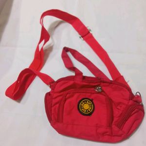 Red Colour Hand Bag