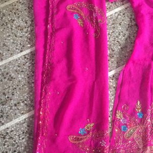 Heavy Embroidery Work Suit With Inner Party Wear