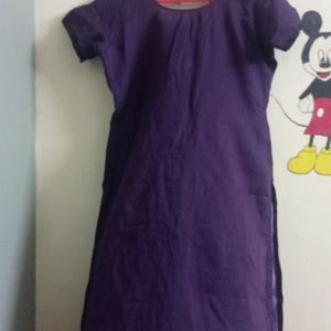 Purple Kurta