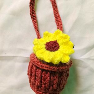 Combo Pack Crochet Flowers With Pot