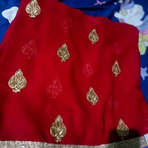 Women Red Saree ❣️