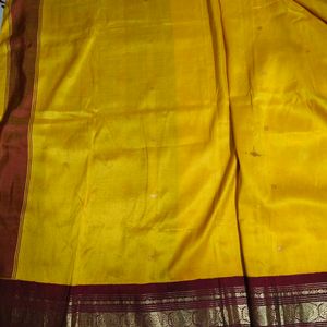 Pure Kanchi Pattu Saree 💛❤️