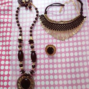 Combo Set Black Neckless