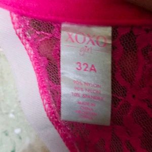 Pink Colour Bra