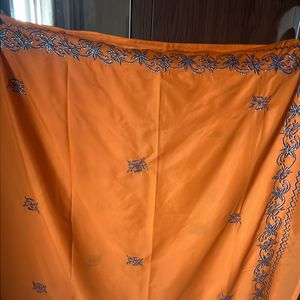 Beautiful Orange Saree