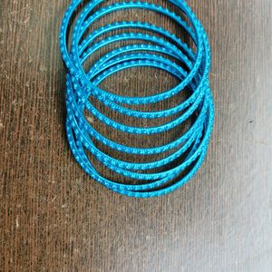 Blue Bangles 8 + Red (6) + 4 Goldred