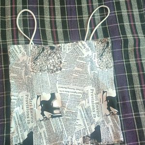 Newspaper Print Top