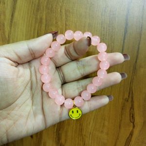 10 SMILEY CHARM BEAD BRACELETS