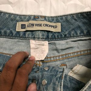 Gap Low rise cropped jeans