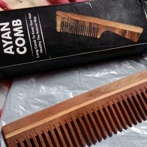 Ayan Neem Wood Comb