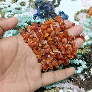 Carnelian Chips Bracelet 🧡🧡