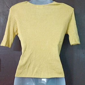 Yellow Crop Top