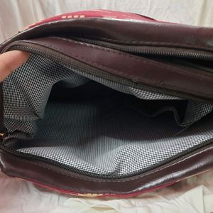 New Ikkat Slingbag With Multiple Compartment