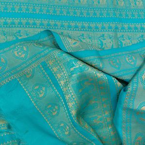 Blue Pure Silk Saree