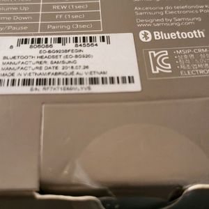 Bluetooth  Samsung  Level U Headset