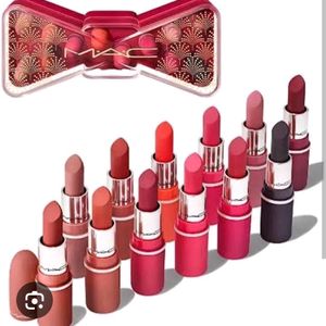 Mac Christmas holiday collection mini lipsticks.