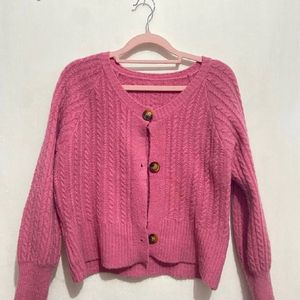 Pink Cardigan