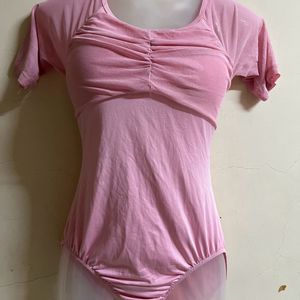 Korean Padded Baby Pink Play Suit