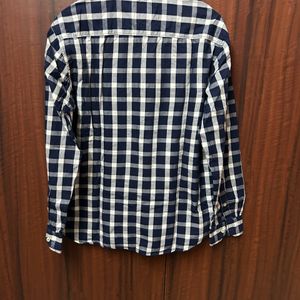 Navy Blue L 42 Slim Fit Shirt