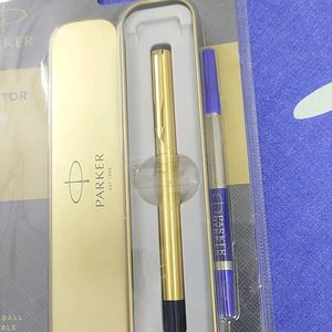 World's No. 1 Brand - Parker Vector Gold Pen