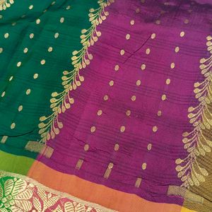 pure Kanchi pattu saree