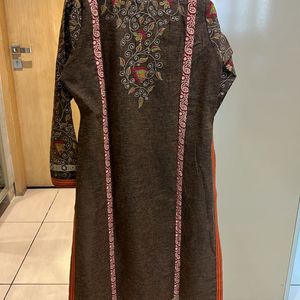 Ethnic Kurta With Salwar Wit Heavy Embroidery