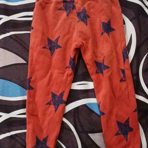 Boys Red Lower With Blue Stars