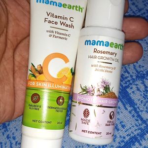 Combo Face Wash & Rosemary Oil