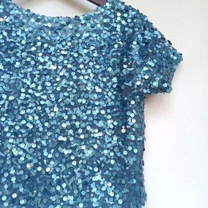 Westside Noun Sequin Top