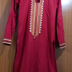 Brown Kurta Set