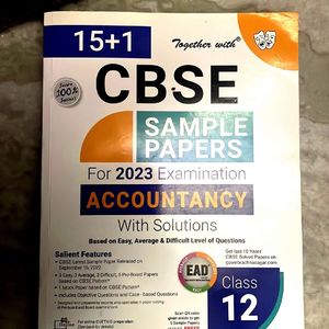 Accountancy CBSE Sample Papers Class 12