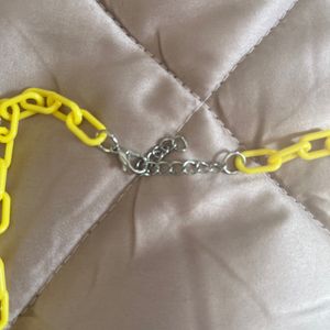 Yellow Heart Necklace - Imported