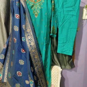 Soot With Banarasi Dupatta