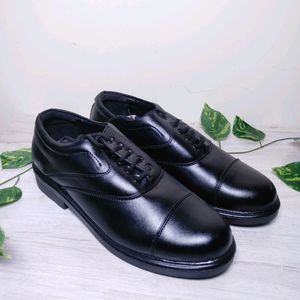 Men's Action Formal Black Shoe Size-8