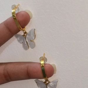 Butterfly 🦋 🤍 Earrings @❗₹29