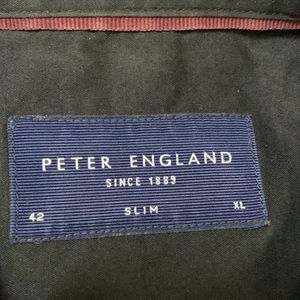 Peter England 42slim Fit Xl Dark Black