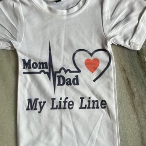 Mom Dad T Shirt For Baby😍😍😍