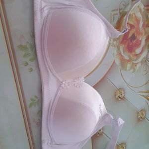 New White Padded Bra