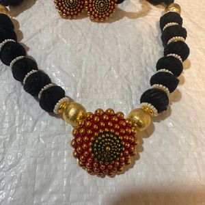 Neck Piece With Earring