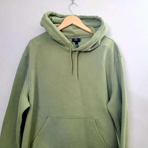 H&M Relaxed Fit Light Green Hoodie