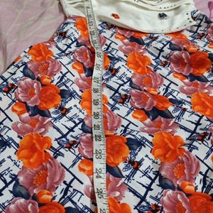 Used Kids Casual Wear Frock with Leggings