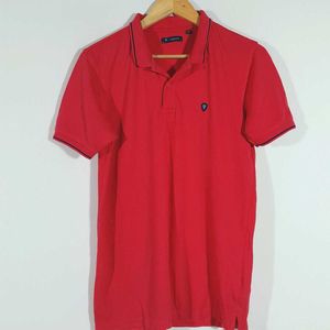 Pink Polo T-Shirt For Men's