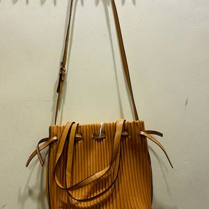 Encrustd Women Striped Buckle Bag