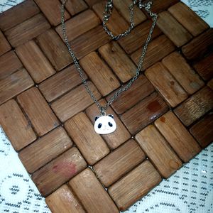 Cute Panda Pendent Neck Piece