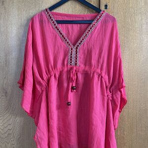 Coral Poncho