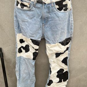 New Unused Handpainted Jeans