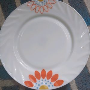 6 Ceramic Quater Plates